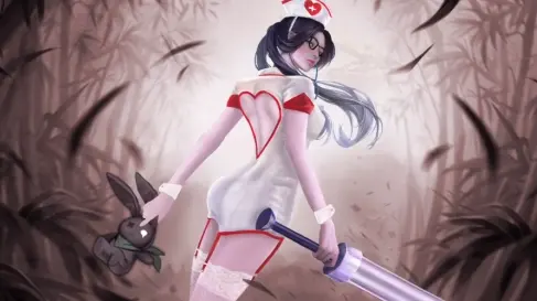 王者榮耀女英雄去掉所有服飾圖片