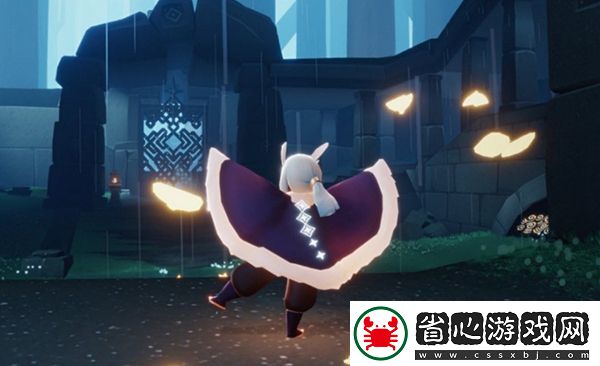 光遇白色絨毛鑲邊的蔚紫斗篷蠟燭數量介紹