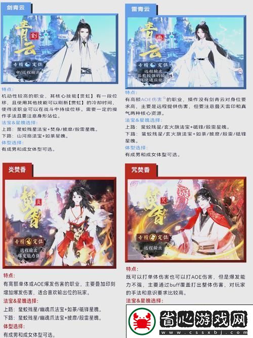 夢幻新誅仙職業選擇全攻略